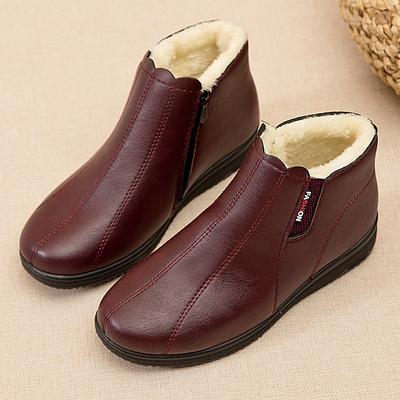 Женские зимние ботинки зима 2024 мода повседневная теплая обувь для женщин без застежек женские удобные женские ботильоны обувь Botas De Mujer