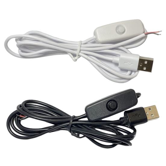 Switching Power Cord Insulated High Temperature Resistant Plug Play LED Lamp USB Extension Switching Power Wire for Home