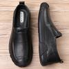Casual Leather Shoes Men's 2025 Autumn New Leather Business Dress Soft Sole Handmade First Layer Cowhide Men's Shoes Loafers