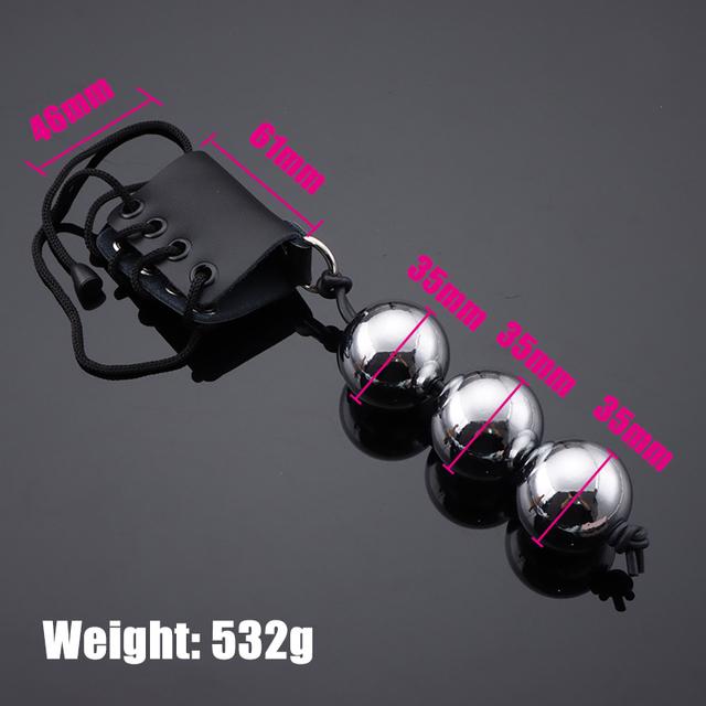 Heavy Dute металлический шар кулон кольцо на член пенис тяжелые носилки увеличитель эрекции пениса удлинитель вес носилки секс-игрушки для мужчин