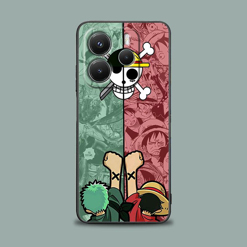 Soft Case For Xiaomi Redmi Note 15 14 13 12 11 10 Pro Plus For Redmi 15C 15 14C 13C 12C Phone Cover Luffy Zoro Anime One Pieces