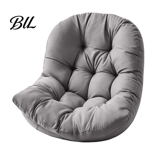 Egg Chair Cushion with Back Support, Hanging Swing Pad Replacement for Patio Chairs Ties, Waterproof Seat All Weather Outdoor
