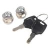 Прочный цилиндр замка мотоцикла и 2 ключа для надежного хранения багажа
