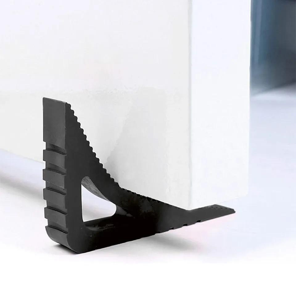 Safety Triangle Door Stopper – Heavy‑Duty Non‑Slip Rubber Wedge with Protective Edge for Home & Office Doors