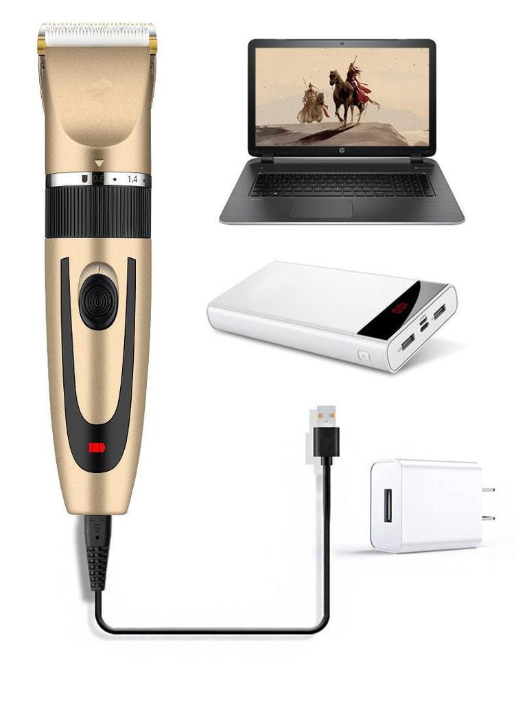 USB Rechargeable Hair Clippers for Adults & Kids - Universal Electric Hair Trimmer