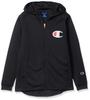 Champion Junior Basketball Hoodie Size 130 To Japanese Size Zip-Up CK-RB452, Boys, Black, (equivalent 130)