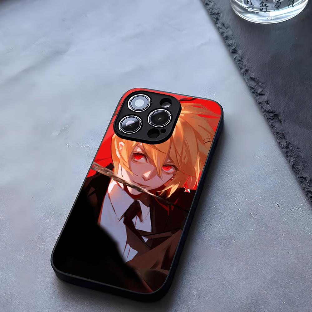 Чехол для телефона с закаленным стеклом Hunter x Hunter Курапика для IPhone 17 13 14 16 12 15 11 Pro Max Plus Mini X XR SE2020 Coque