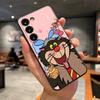 Чехол для телефона Золушка Кот Люцифер для Samsung A56 A36 A26 A16 A15 A25 A35 A55 A14 A34 A24 A54 Черный Мягкий