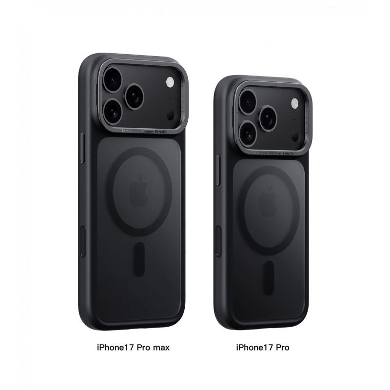 IPhone 17 Air Case Magnetic Invisible Stand Protective Cover Pro Max Matte Silicone Shockproof Phone Shell
