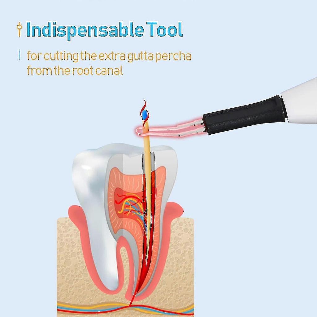 Dental Cordless Gutta Percha Teeth Gum Cutter Endo Gutta Cutter+4 Tips 220v (us Plug)