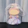 [Cloth Only] 38cm Doll Clothes Suit Wedding Dress Set Ideal Gift for Kids & Adults Doll Accessory