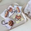 Acrylic French Bread Pendant Bread Cookies Bag Hanging Funny Croissant Keychain Couple