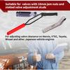 Valve Adjustment Tool For 10Mm Jam Nut,With Angled Feeler Gauge, Slotted Valve Adjusting Stud,Valve Lash Adjustment Tool For Honda,Toyota,Nissan And