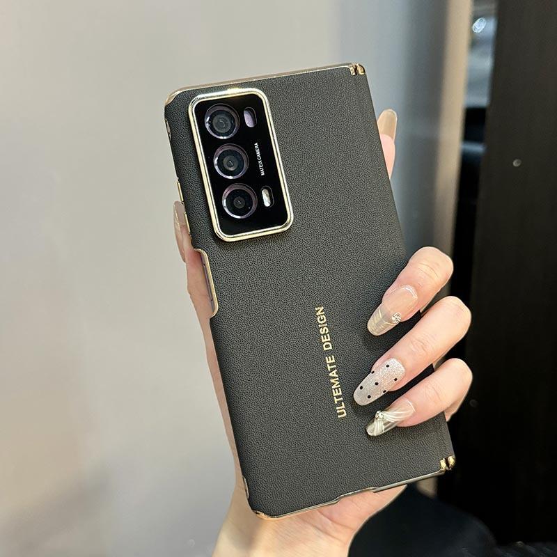 Подходит для мобильного телефона Honor magicvs1, новый простой кожаный V1 магнитное всасывание двойная центральная ось v1 гальваническое покрытие противоударная задняя крышка