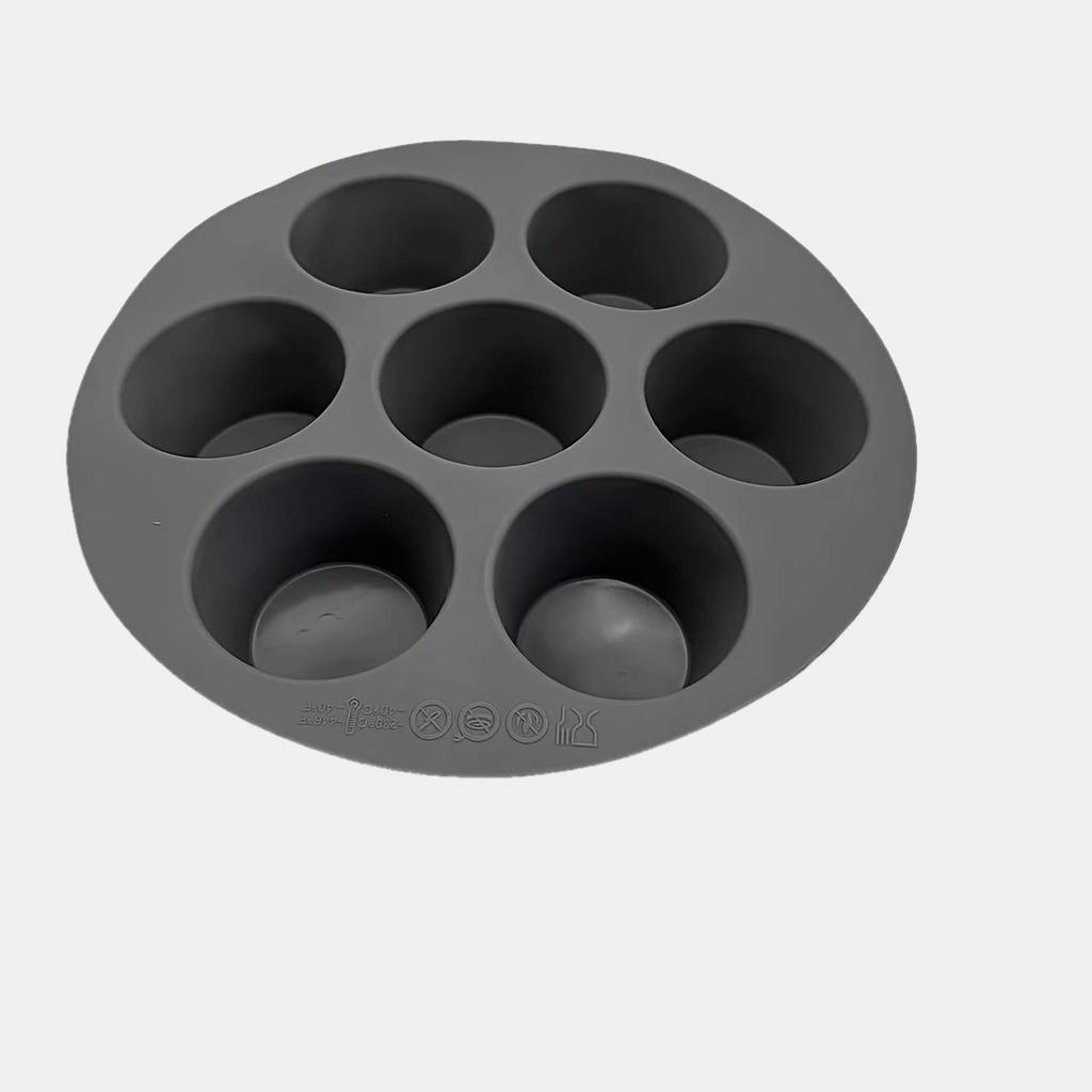 Универсальная силиконовая форма для выпечки во фритюрнице - Складная, с антипригарным покрытием для тортов, кексов, маффинов и яичных закусок - Незаменимый кухонный аксессуар