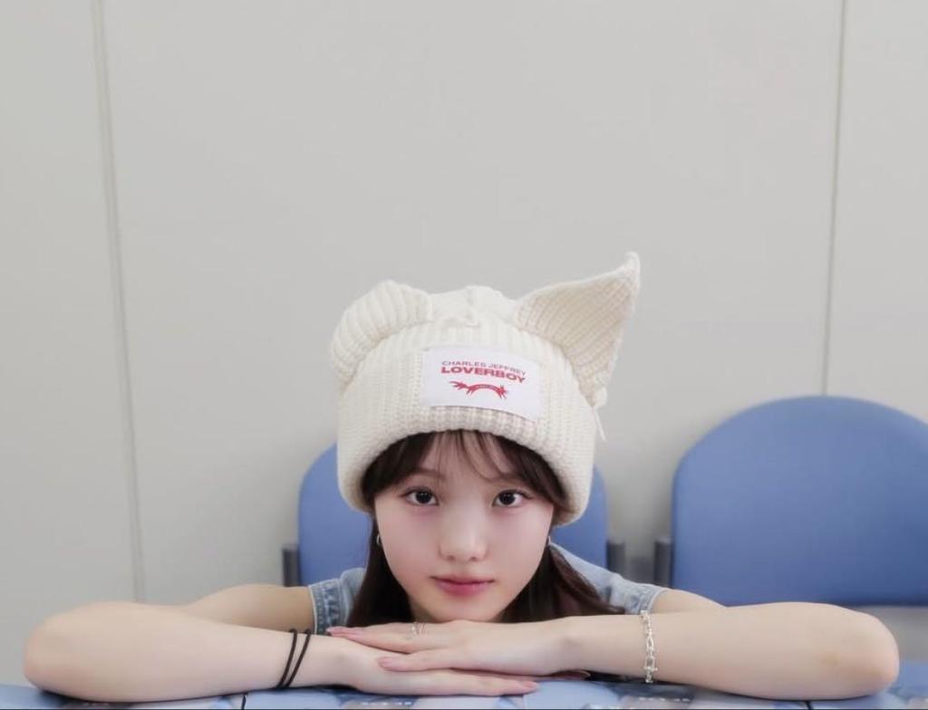 [USED] Charles Jeffrey LOVERBOY Knit Hat, Green, Unisex