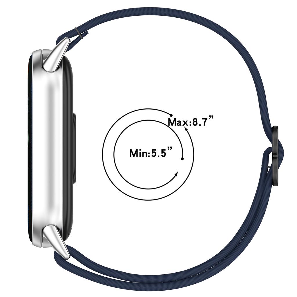 Scrunchie Straps for Xiaomi Mi Band 9 8 Strap accessories Elastic Nylon Loop Replacement correa bracelet Miband9 Miband8 bands