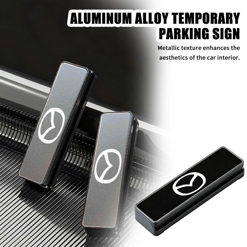 AAGD1 Alloy Car Parking Phone Number Plate Move Car Contact Card For Mazda 3 CX3 CX4 CX5 CX7 CX8 CX9 CX30 RX7 Atenza Axela