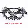 Metal Mask For Adults With Water Drill Decoration For Halloween And Cosplay Parties