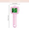 Digital Microscope 2.4inch IPS Color Screen 500x Magnification Portable Handheld Magnifying Glass with LED Light for Kid
