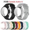 Silicone Strap for For Garmin Active 6 Active6 Vivoactive 6 TPU Protection Case Cover