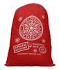 Printtoo 2 Pcs Santa Gift Sack for Kids Presents Xmas Bag Christmas Sack Personalized Bags 27x20 Inch