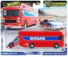 HOT WHEELS Premium Team Transport '94 Nissan 300 ZX GTS & Euro Hauler #73
