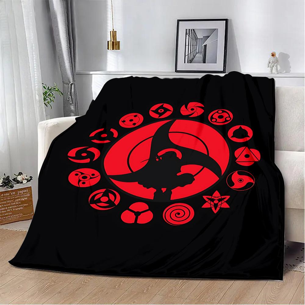 Uzumaki Uchiha Sasuke Itachis Printed Blanket Picnic Blankets Warm Blanket Soft and Comfortable Blanket Home Travel Birthday