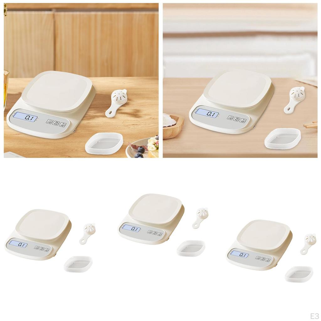 Кухонные весы для еды, карманные цифровые весы для маленькой тарелки, весы для мяса, весы для кофе