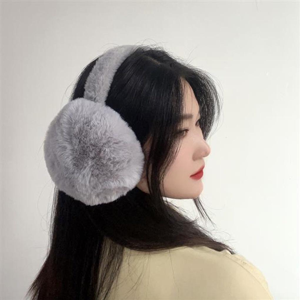 Зимние наушники-макарон (Серый)