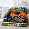Rugby Personalized Text Blanket Multi-purpose Customizable Blanket Soft & Cozy Perfect for Home Decor Bed Livingroom Nap for All Occasions