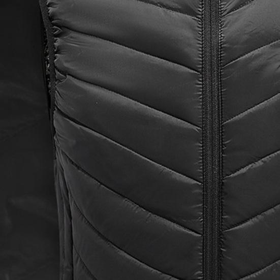 2 зоны обогрева, умный тепловой жилет для мужчин и женщин, USB электрический теплый жилет, воротник-стойка, без рукавов, на молнии, зимний походный жилет с подогревом