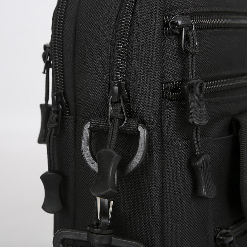 Large Capacity Crossbody Bag Waterproof Oxford Shoulder Bag Multi-Pocket Travel Casual Messenger Bag for Men Women Business