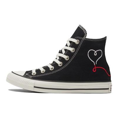 Chuck Taylor All Star High Made with Love - Черные кроссовки унисекс Vintage-White Egret 171158C