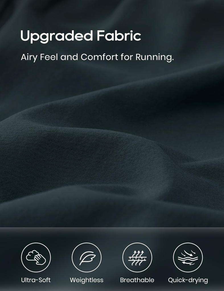 CRZ YOGA Дышащие шорты для бега с подкладкой, быстросохнущие, женские, размер L, длина по внутреннему шву 7 см, меланит,