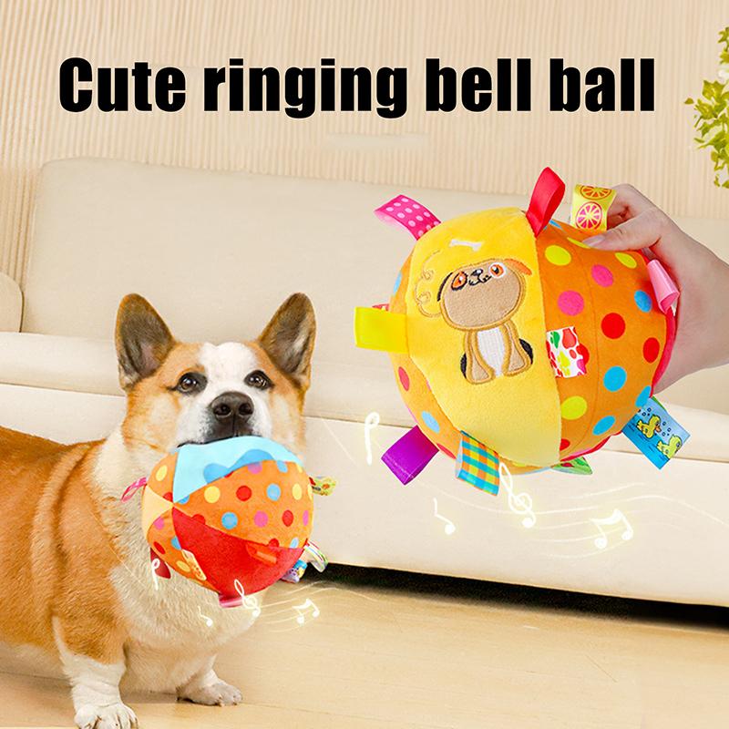 Pet Interactive Toys Cartoon Ball Dog Toy Pet Chewing Toys Training Decompress Bite Resistant Plush Dog Toys Pet Supplies