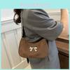Stylish 2024 New Fashion Crescent Shoulder Bag With Zipper For Trendy Streetwear