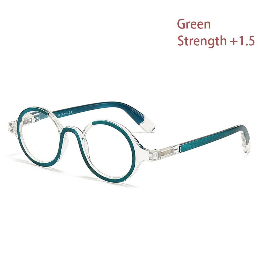 Vision Care Presbyopic Eyeglass Round Frame Anti-Blue Light Glasses  Women Men