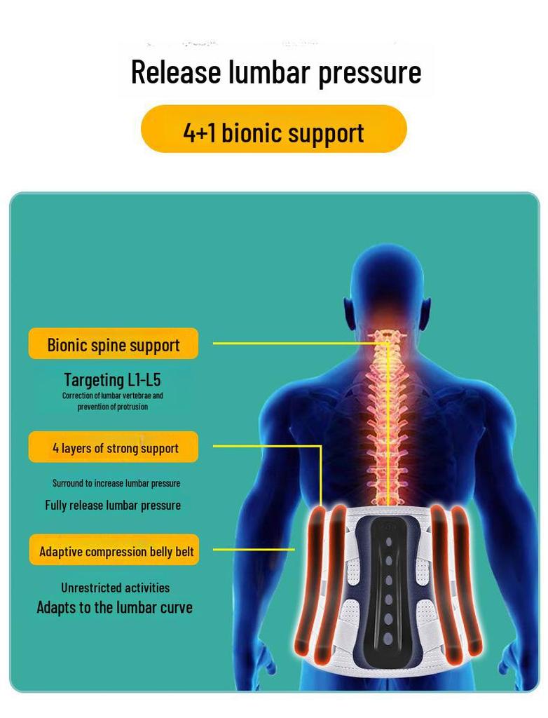 Женский дышащий поясничный поддерживающий пояс при грыжах и растяжениях мышц