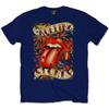 The Rolling Stones Футболка унисекс со звездами и логотипом для взрослых