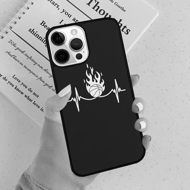 Basketball Heart Beat Phone Case For For IPhone 18 17 Air 16 15 11 12 13 14 Pro Max Plus coque