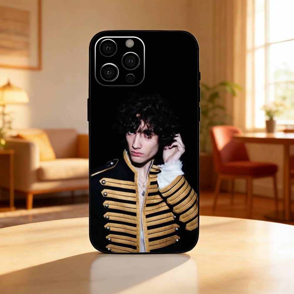 Sombr Back to friends Чехол для телефона Для iPhone17,16,15,14,13,12 Plus,Max Мягкий силиконовый Черный чехол
