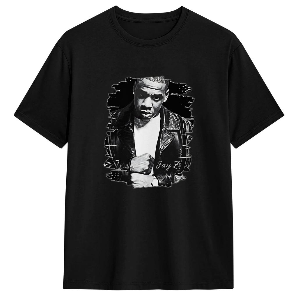 Оверсайз футболка Jay Z 100% хлопковые футболки Трендовая футболка для унисекс Пляжные Y2K Классические повседневные топы с коротким рукавом