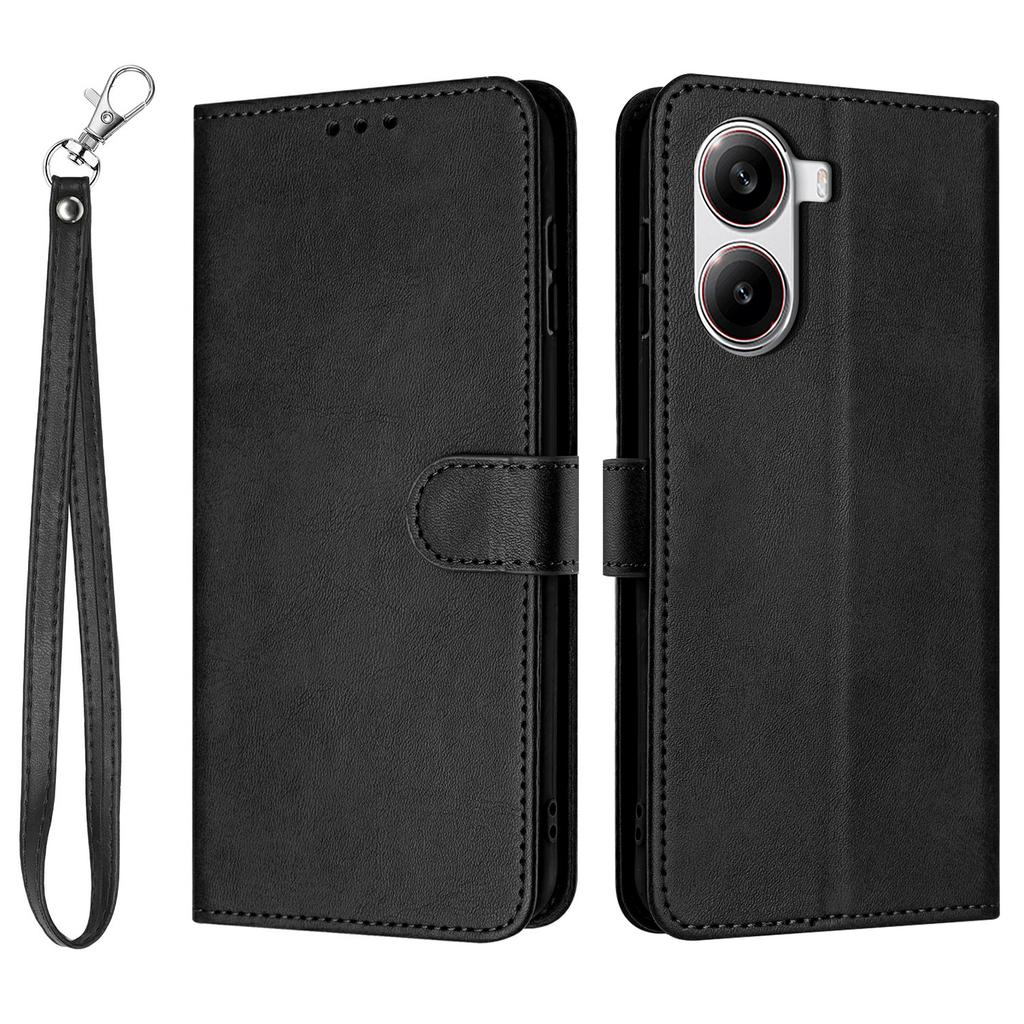 Для Xiaomi Redmi Turbo 4 5G/Poco X7 Pro 5G Чехол Книжка Подставка PU Кожаный Кошелек Чехол для Телефона Текстура Теленка