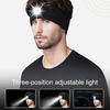 Sweat Headband High Brightness Detachable Light 3 Light-Modes Long Endurance Non-Slip Illumination Breathable