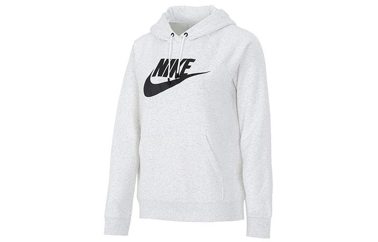 Nike Спортивные Основы Толстовки Женские Серые С Капюшоном Умеренная Обычная BV4127-051