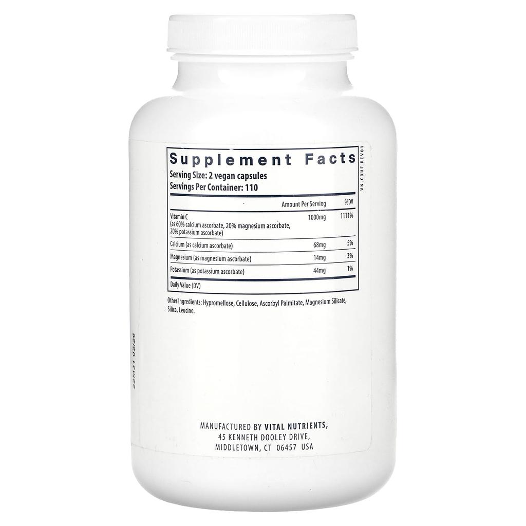 Буферизованный C, Вегетарианские капсулы 220