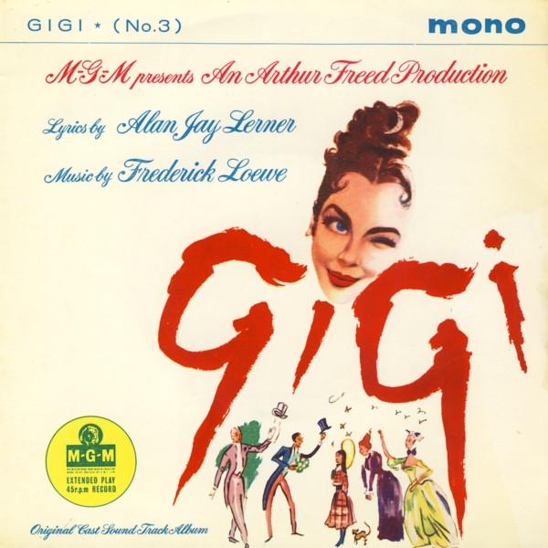 7-дюймовая пластинка ЛЕСЛИ КАРОН МОРИС ШЕВЬЕ Жижи Нет. 3 MGM EP737 MGM Records 1958 Великобритания Саундтреки Мюзиклы Б/у