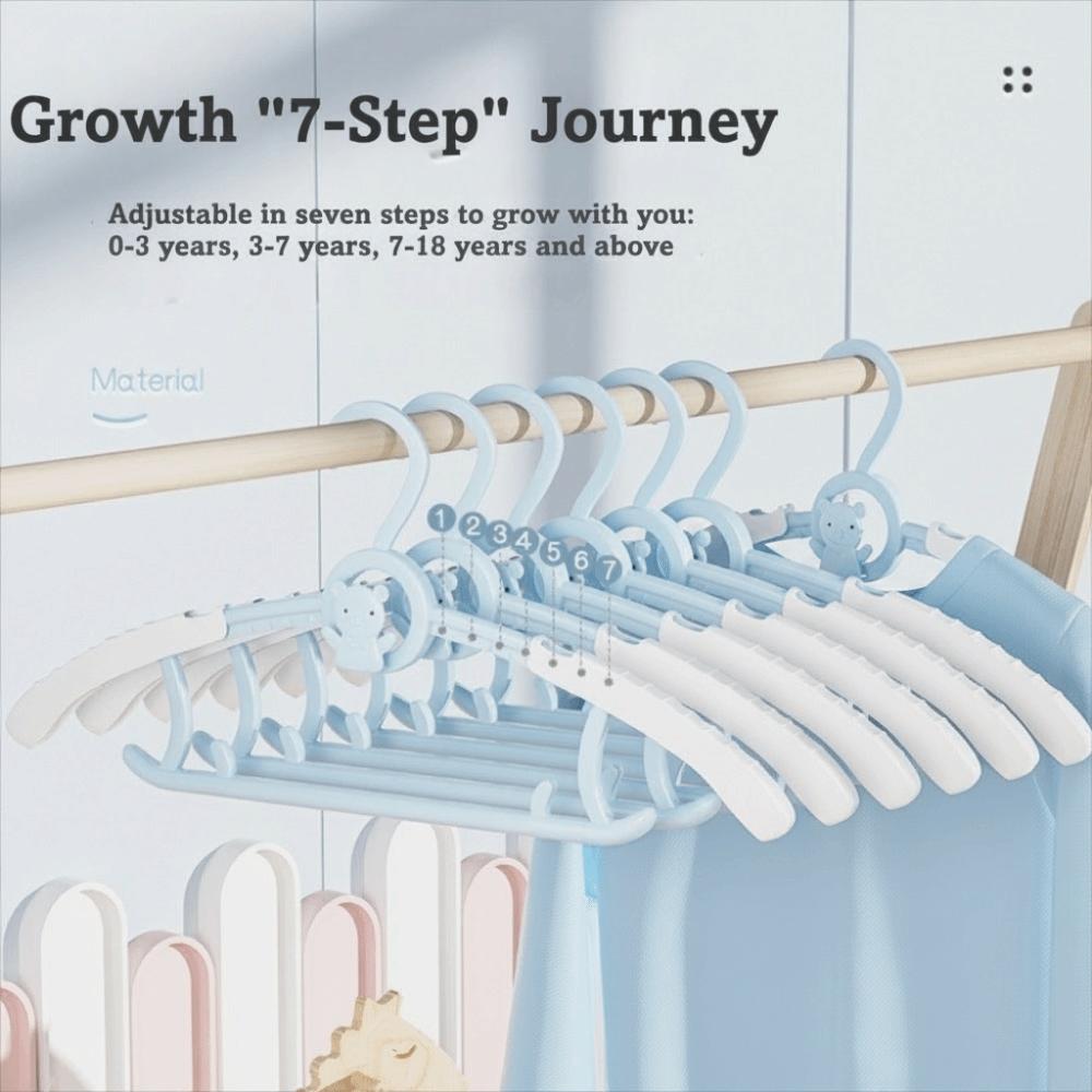 10 Pcs Extendable Baby Clothes Hanger Anti Slip Infant Clothing Hanger  Household Use