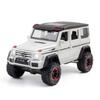 1/24 масштаб Benz G500, литая под давлением модель автомобиля, игрушечный автомобиль с откатным механизмом, звуком и светом для детей, коллекция подарков для мальчиков и девочек